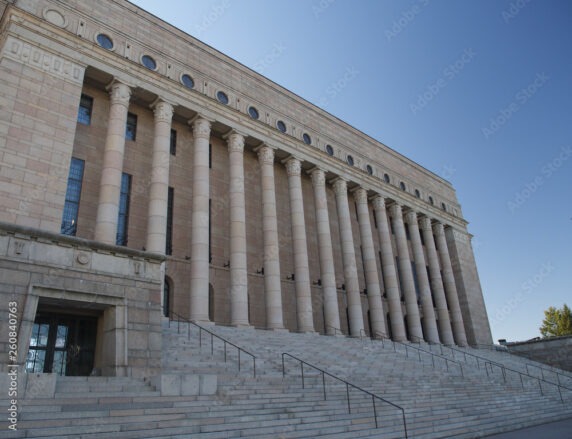 Parliament of Finland in Helsinki, Finland